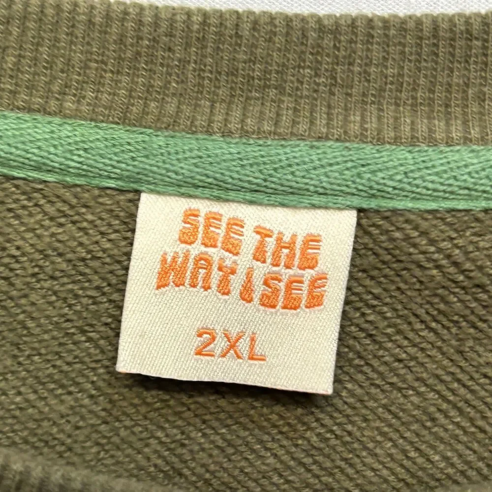 See The way I see Adult Unisex Pullover Sweatshirt Size 2XL Anxious D121 -17
